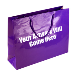 Large Gloss Laminated Rope Handle Paper Bags-43x33x13cm